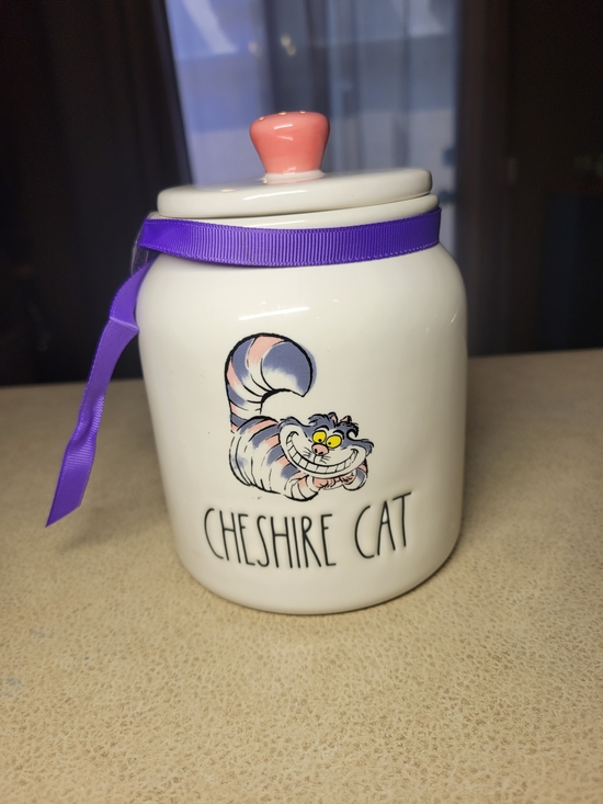 Disney Other - Rae Dunn Disney Alice in Wonderland Cheshire Cat Ceramic Canister